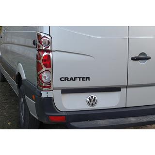 Takavalojen kromilistat (2 kpl, ruostumaton teräs) Volkswagen Crafter 2006–2016 kuva 1