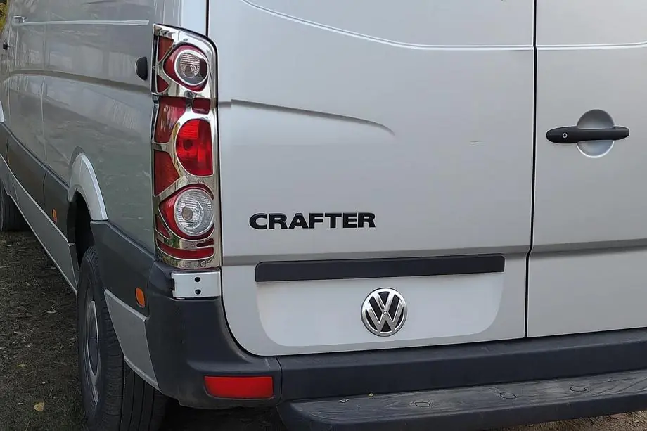 Volkswagen Crafter 2006–2016 Takavalojen kromilistat (2 kpl, ruostumaton teräs) Image