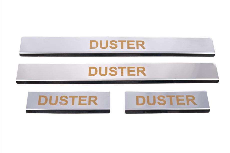 Renault Duster 2008–2017 Carmos V1 kynnyslistat (4 kpl, ruostumaton teräs) Kuva 2