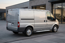 Ford Transit 2000–2014 Allmond Grey sivuportaat (2 kpl, alumiini) L3/L4 (pitkä) kuva 1