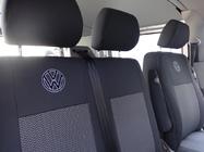 Volkswagen T5 Transporter 2003–2010 Auton istuinsuojat (kangas, Classik) Etupenkit (2+1) kuva 3