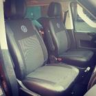 Volkswagen T5 Caravelle 2004–2010 Auton istuinsuojat (keinonahka ja kangas, Premium) Etuistuimet (1+1) kuva 7