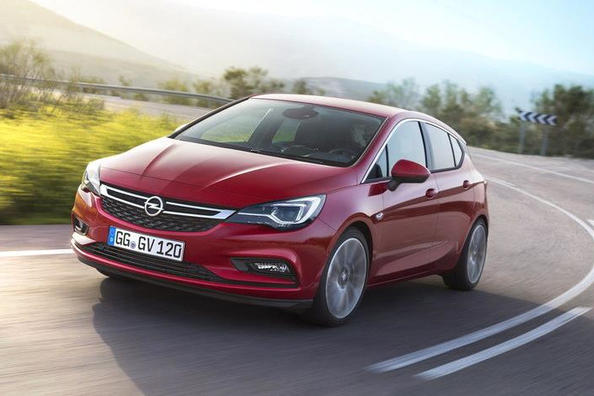 Opel Astra K: viisiovinen viistoperä