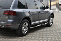 Volkswagen Touareg 2002–2010 Sivusuojaputket (2 kpl, ruostumaton teräs) kuva 1