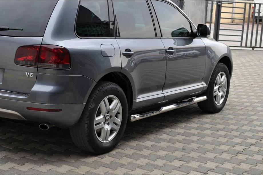 Volkswagen Touareg 2002–2010 Sivusuojaputket (2 kpl, ruostumaton teräs) Image