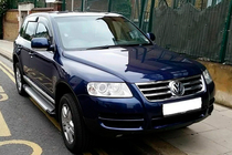 Volkswagen Touareg 2002–2010 Sivukynnykset Allmond Grey (2 kpl, alumiini) kuva 2