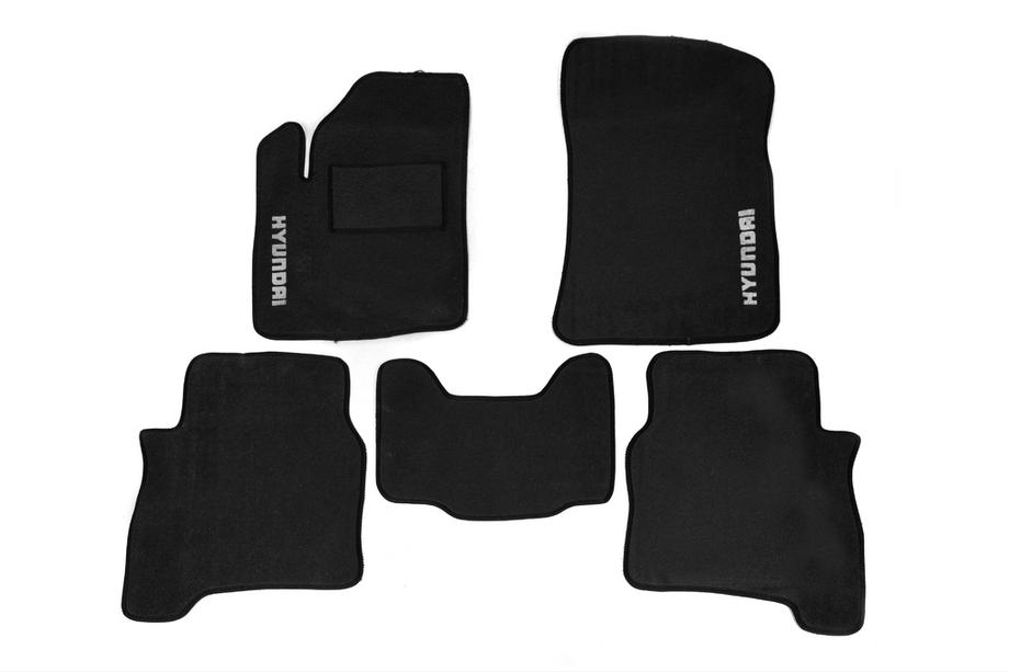 Hyundai Santa Fe 2 2006–2012 Tekstiiliset sisätilamatot (Saek) Image