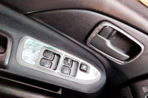 Mitsubishi Lancer 9 2004–2008 Kojelaudan paneelisuojat V1 (Meric) Alumiini kuva 3