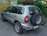 Chevrolet Niva 1998–2020 Kromatut kattokaiteet kuva 3