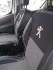 Peugeot Partner Tepee 2008–2018 Auton penkinpäälliset (keinonahka + kangas, Premium) Etu kuva 4