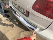Volkswagen Touran 2010–2015 Takapuskurin suojalista Carmos (ruostumaton teräs) kuva 3