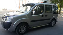 Fiat Doblo I 2001–2005 Tuulilasin visiiri (kiiltomusta, 5 mm) kuva 6
