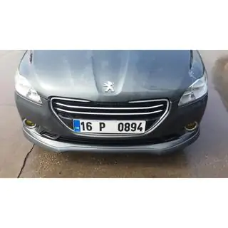 Etupuskurin lip-spoileri (2012-2017, maalattava) Peugeot 301 2012– kuva 2