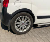 Fiat Fiorino/Qubo 2008–2024 Lokasuojan kaarilevikkeet (4 kpl, mustat) kuva 4