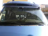 Iveco Daily 2006–2014 Tuulilasin aurinkolippa V1 (musta kiiltävä, 5 mm) kuva 2
