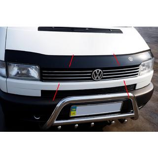 Säleikön listat Suora konepelti (8 kpl, ruostumaton teräs) Volkswagen T4 Caravelle/Multivan 1990–2003 kuva 1