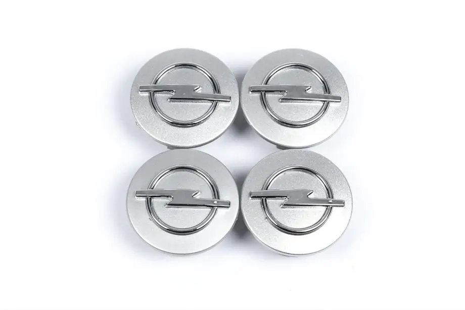 Opel Vanteen keskiökapselit 54/43 mm harmaat (4 kpl) Kuva 2