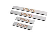 Chevrolet Cruze 2009–2015 Kromiset kynnyslistat V1 (4 kpl, Carmos) kuva 1