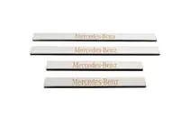 Mercedes E-sarja W210 1995–2002 Kynnyslistat (Carmos, 4 kpl, ruostumaton teräs) kuva 2