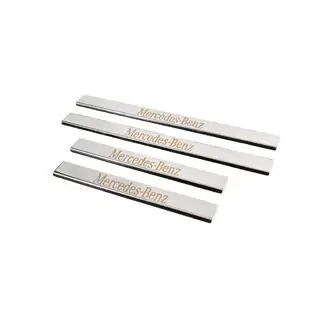 Kynnyslistat (Carmos, 4 kpl, ruostumaton teräs) kuva 1