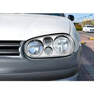 Ajovalojen kromikehykset V1 (2 kpl, muovi) Volkswagen Golf 4 1997–2006 kuva 1