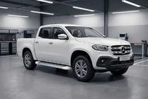Mercedes X class 2017–2020 Allmond White -sivukynnykset (2 kpl, alumiini) kuva 1