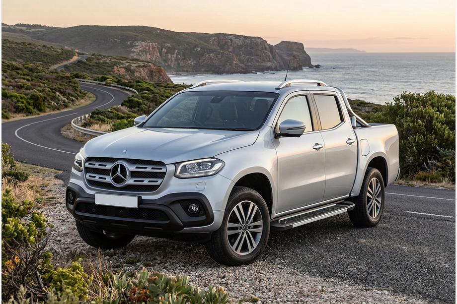 Mercedes X class 2017–2020 Sivukynnykset RedLine V1 (2 kpl, alumiini) Image