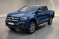 Mercedes X class 2017–2020 Line-sivuporrassarja (2 kpl, alumiini) kuva 1