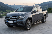 Mercedes X class 2017–2020 Sivuportaat Bosphore Grey (2 kpl, alumiini) kuva 1