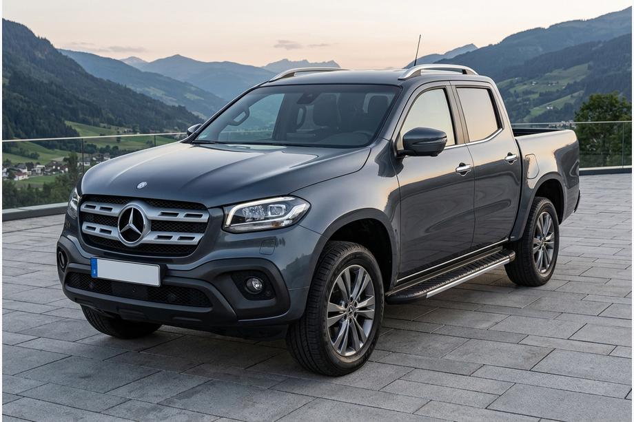 Mercedes X class 2017–2020 Sivuportaat Bosphore Grey (2 kpl, alumiini) Image