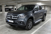 Mercedes X class 2017–2020 Rainbow sivuporrassarja (2 kpl, alumiini) kuva 1