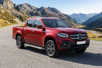 Mercedes X class 2017–2020 Maydos V1 -sivuporrast (2 kpl, alumiini) kuva 1
