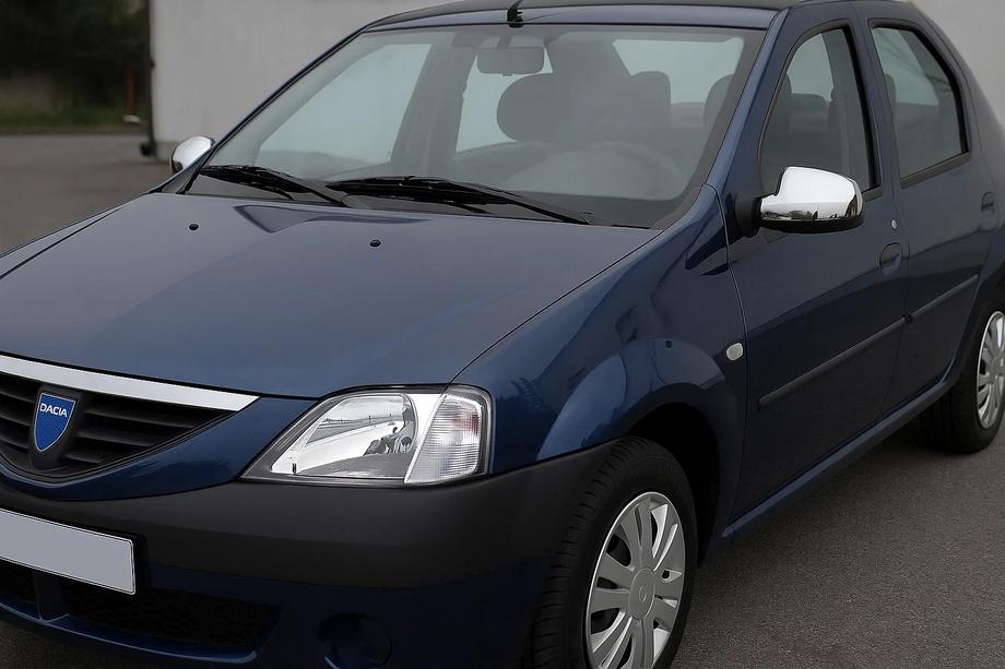 Dacia Logan I 2005–2008 Peilinkuoret, yläosa (2 kpl, ruostumaton teräs) Image