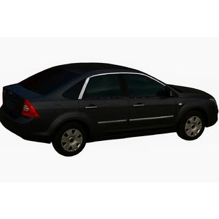 Yläikkunalista HB (6 kpl, ruostumaton teräs) Ford Focus II 2008–2011 kuva 1