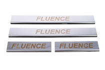 Renault Fluence 2009–2016 Carmos V1 kynnyslistat (4 kpl, ruostumaton teräs) kuva 2