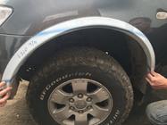 Mitsubishi L200 2006–2015 Pyöränkaaren kromilistat (4 kpl, ruostumaton teräs) kuva 4