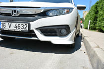 Honda Civic Sedan X 2016–2021 Etupuskurin kulmapalat (maalattavaksi) kuva 3