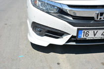 Honda Civic Sedan X 2016–2021 Etupuskurin kulmapalat (maalattavaksi) kuva 1