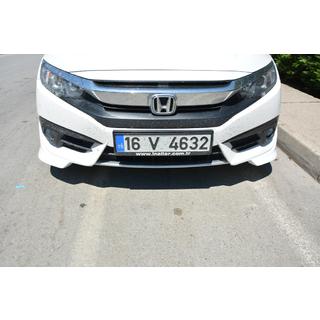 Etupuskurin kulmapalat (maalattavaksi) Honda Civic Sedan X 2016–2021 kuva 2