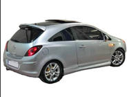 Opel Corsa D 2007–2014 2-ovinen spoileri (maalattava) kuva 1
