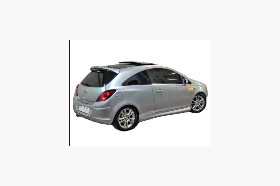 Opel Corsa D 2007–2014 2-ovinen spoileri (maalattava) Image