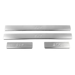 OmsaLine kynnyslistat (4 kpl, ruostumaton teräs) Peugeot 207 2006–2014 kuva 2