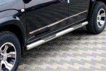 Kia Carens 1999–2012 Sivuporrasputket (ruostumaton teräs) kuva 1