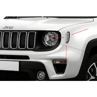 Kromilistat sivuvilkkuihin (2 kpl, ruostumaton teräs) Jeep Renegade 2014– kuva 1