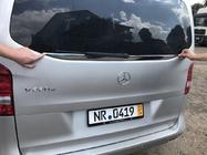 Mercedes Vito/V-class W447 2014– Takalasın reunalista (pieni lasi) (ruostumaton teräs) kuva 5
