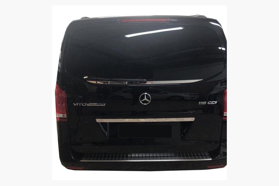 Mercedes Vito/V-class W447 2014– Takalasın reunalista (pieni lasi) (ruostumaton teräs) OmsaLine – italialainen ruostumaton teräs Kuva 8