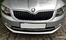 Skoda Octavia III A7 2013–2019 Etupuskurin suojalista 13-17 (ruostumaton teräs) Carmos - turkkilainen teräs kuva 5