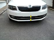 Skoda Octavia III A7 2013–2019 Etupuskurin suojalista 13-17 (ruostumaton teräs) Carmos - turkkilainen teräs kuva 1