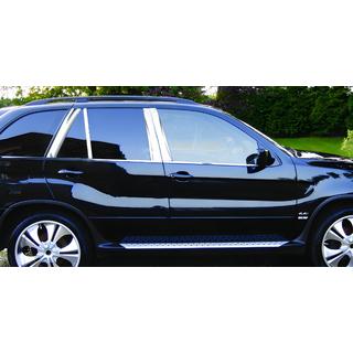 Ovipilarien listat (ruostumaton teräs) BMW X5 F15 2013–2018