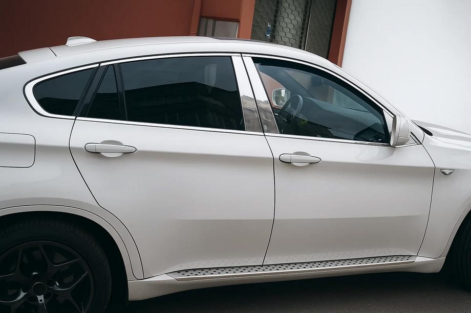 BMW X6 E71 2008–2014 Täydellinen ikkunanreunalistasarja (10 kpl, ruostumaton teräs) Image